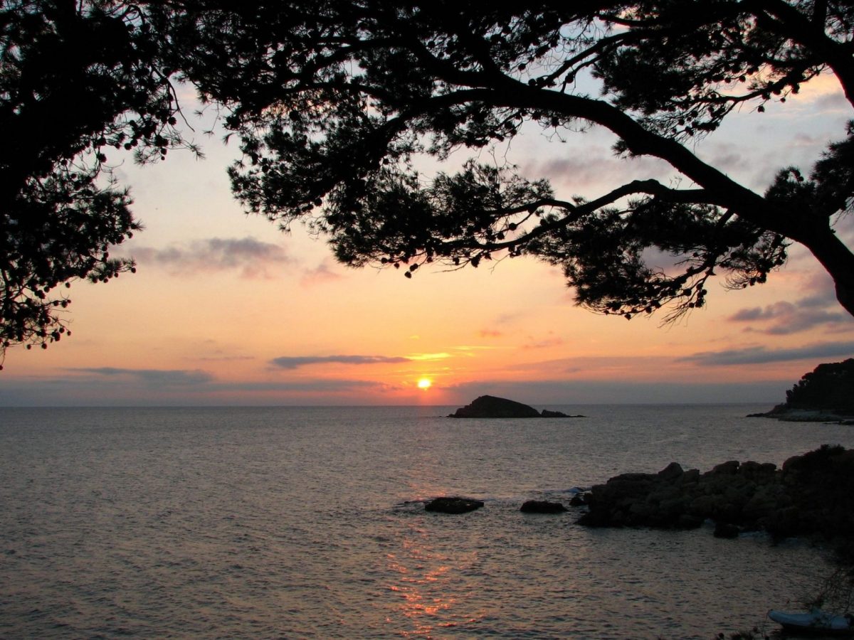 Coucher de soleil Capelan Bandol