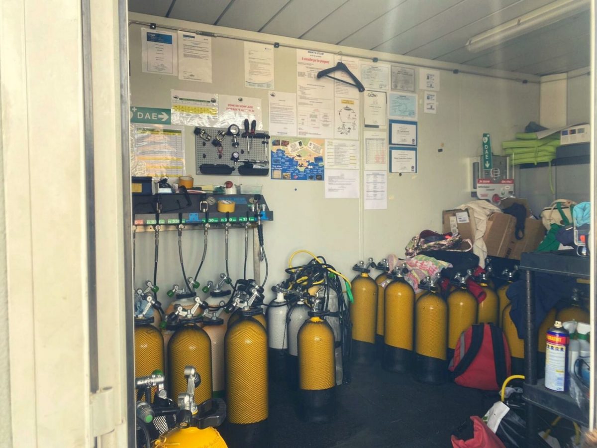 Baptême plongée Manta Club