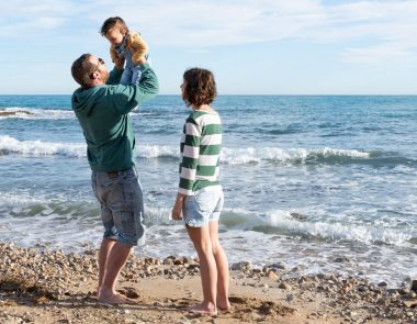 Bandol mit Familie an einem Wochenende im Herbst