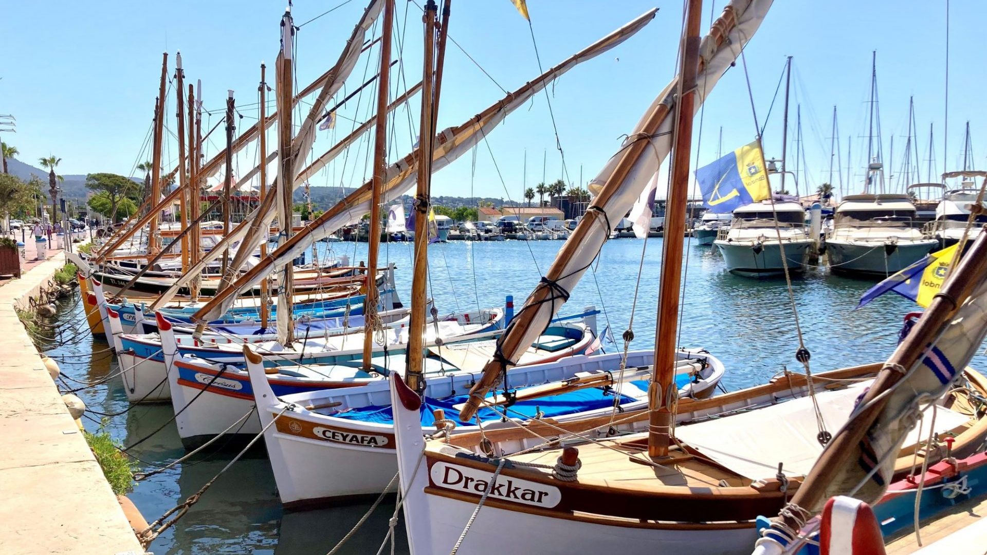 Bandol en Juillet pointus port