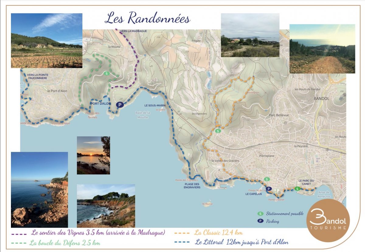Les randonnées Bandol sentier du littoral Bandol Classic