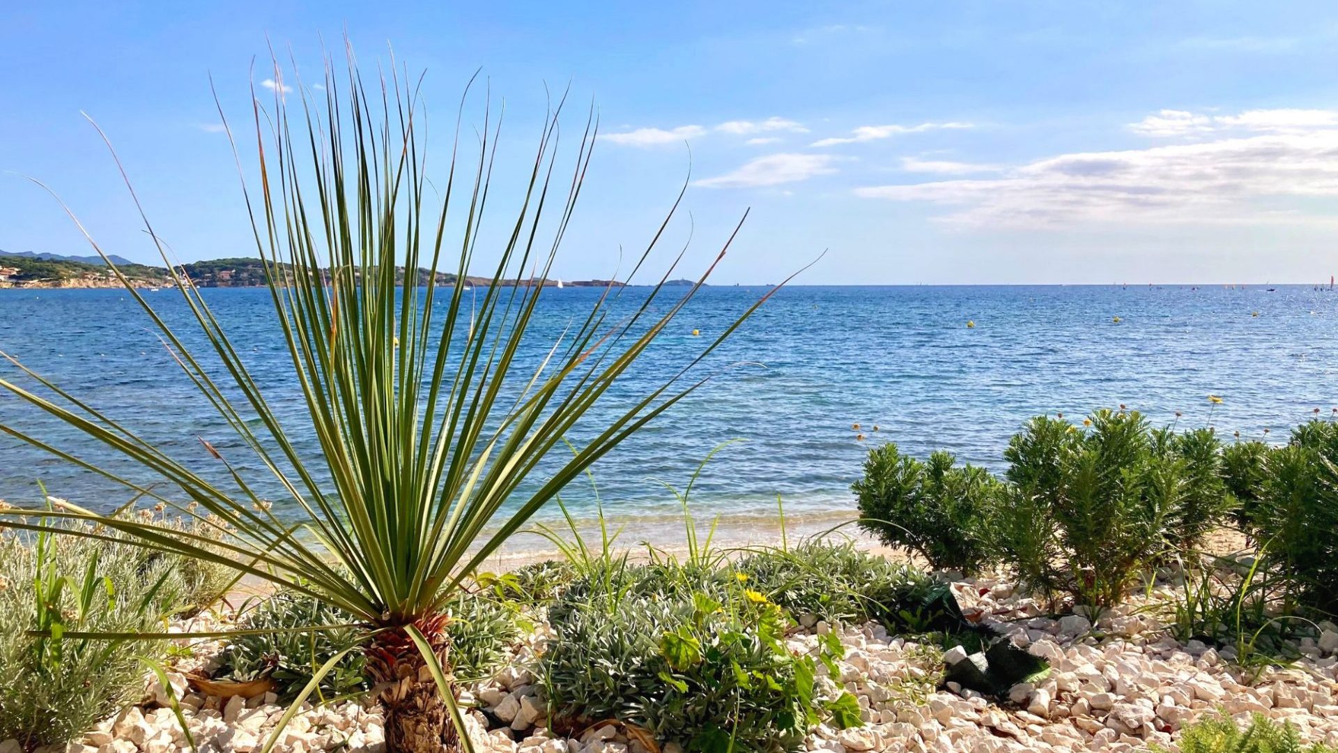 Visiter Bandol en Novembre plage