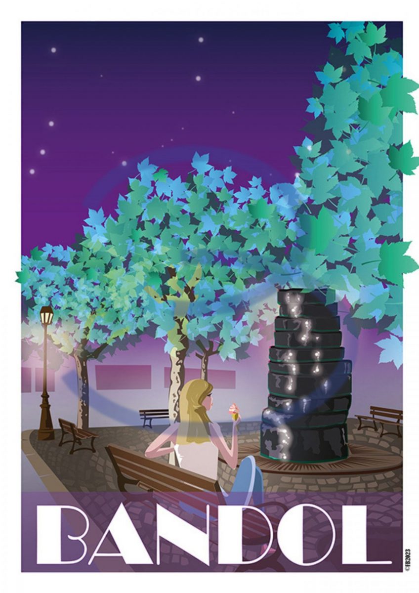 Affiche place Isidore Brun Bandol