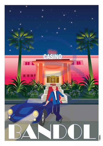 Affiche soirée au Casino Bandol