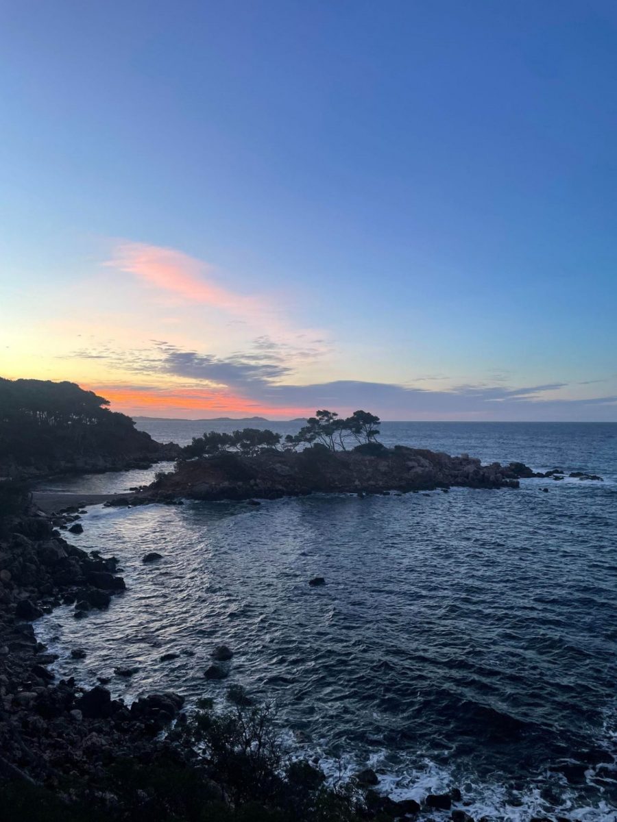 Lever de soleil plage Capelan Bandol