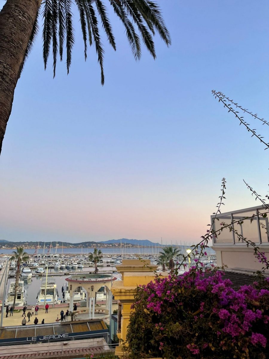 Coucher de soleil port de Bandol