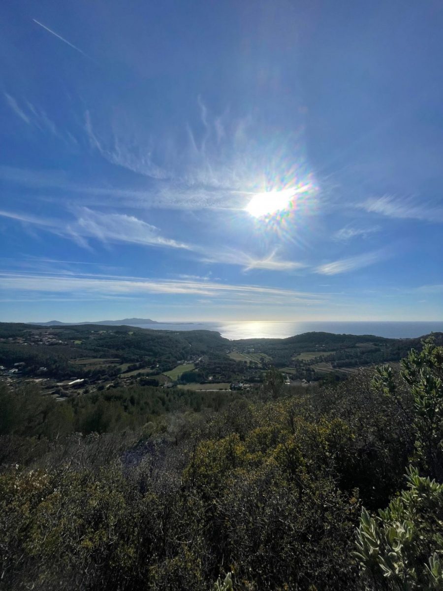 Vue panoramique à Saint-Cyr-sur-mer