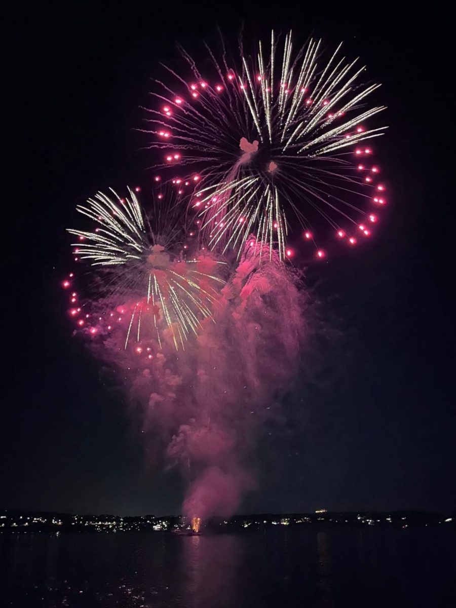 Feu d'artifice août Bandol 2025