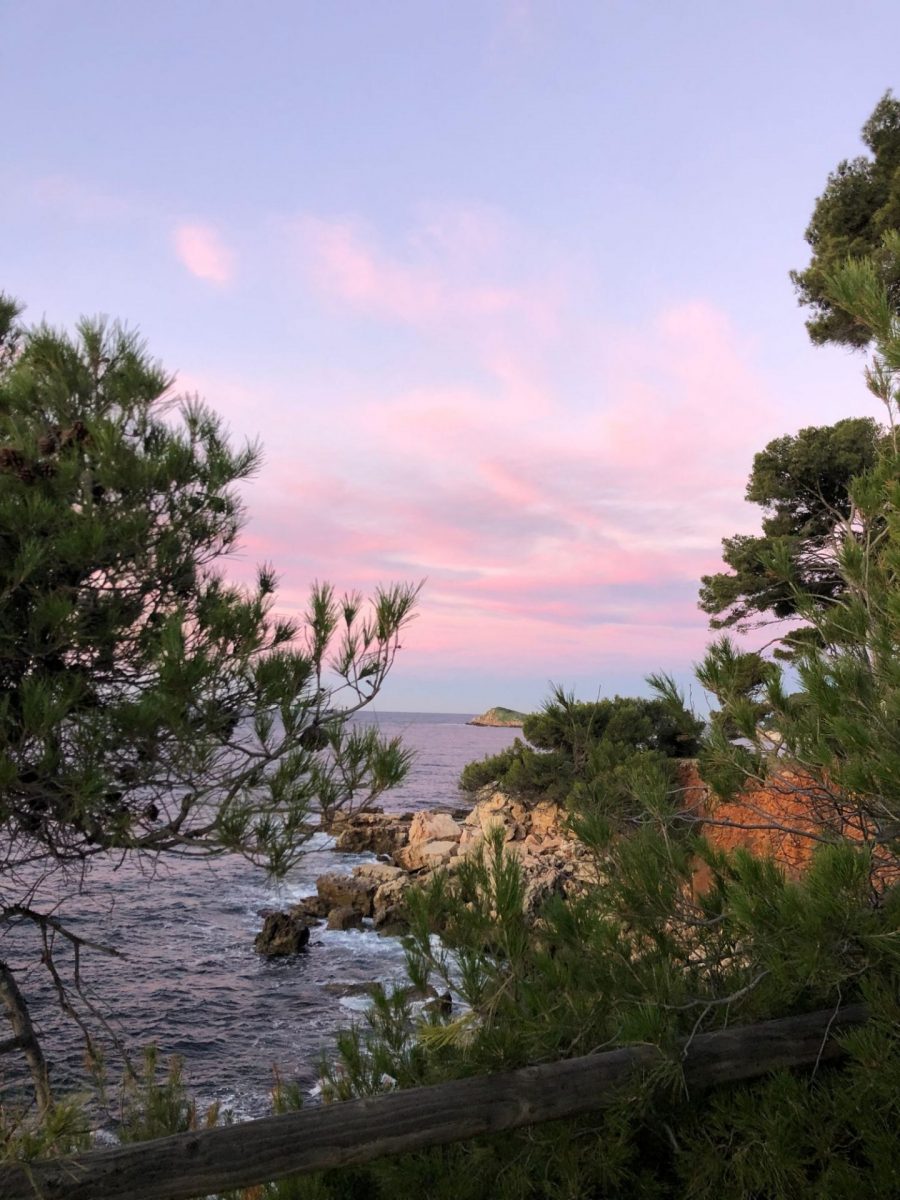 Coucher de soleil sentier du littoral Bandol