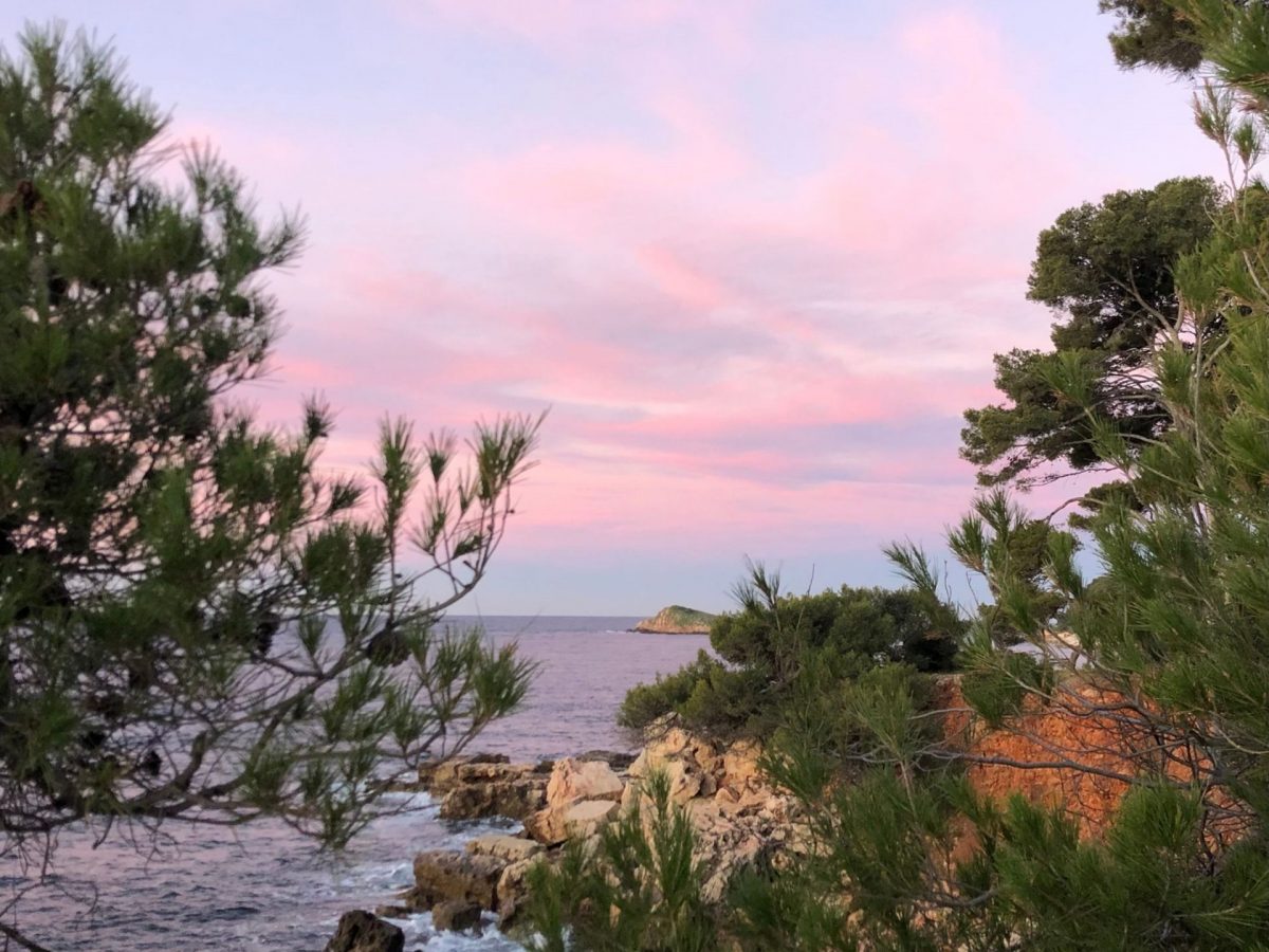 Visiter Bandol novembre coucher de soleil