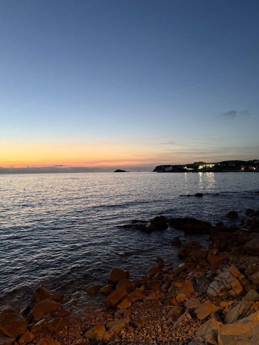 Coucher de soleil Trou Madame Bandol