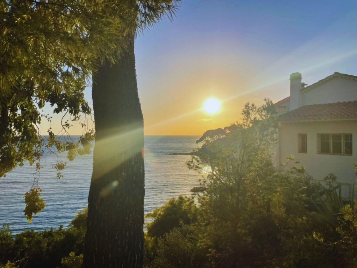 Coucher de soleil automne Bandol