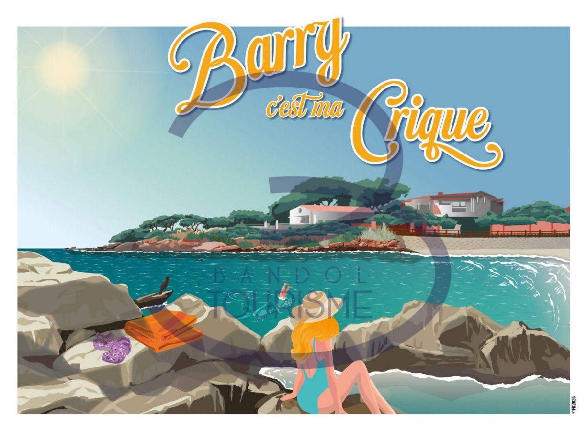 Affiche Barry Bandol Tourisme 2025