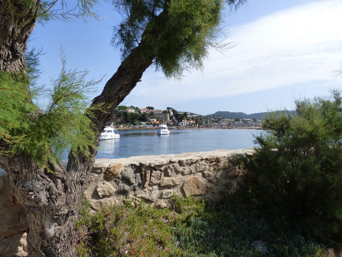 Vue sur Bandol depuis l'île de Bendor
