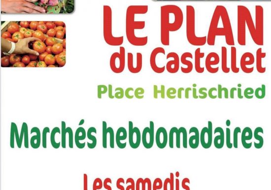 Marché hebdomadaire des producteurs au Plan du Castellet