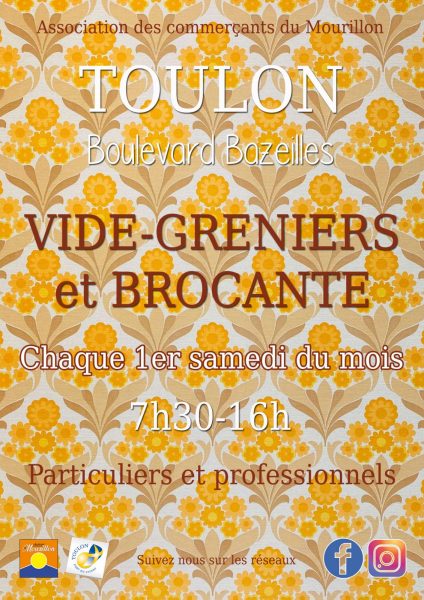 Vide-greniers & brocante au Mourillon