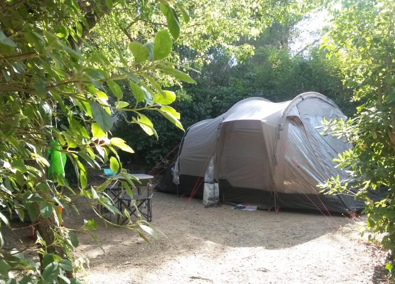 Camping im Garten von La Ferme