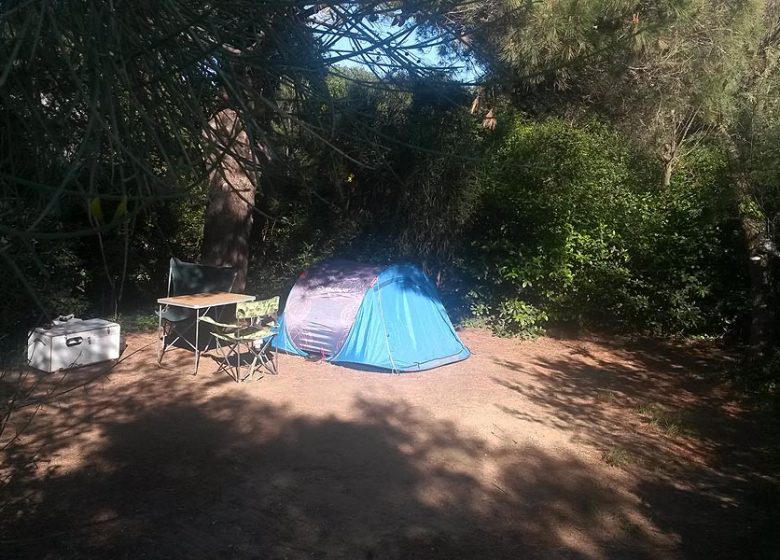 Camping im Garten von La Ferme