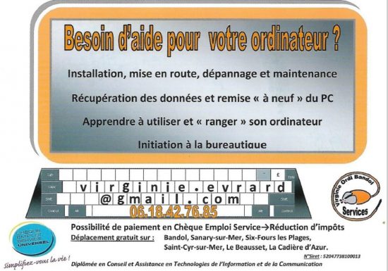 Virginie Ordi Bandol Services Informatiques