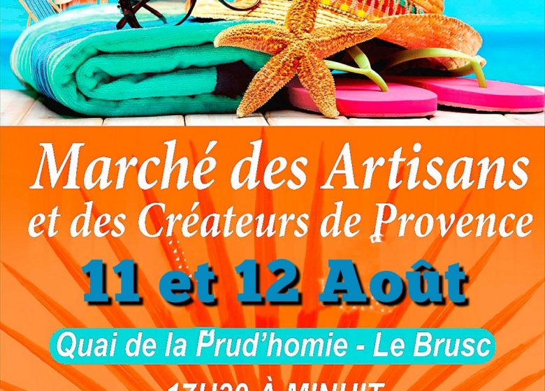Markt der Kunsthandwerker und Schöpfer der Provence