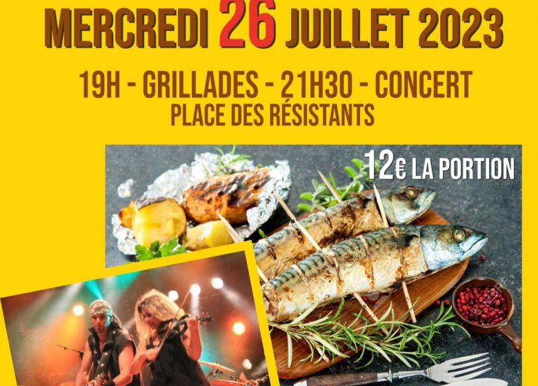 Grillade des pêcheurs et concert de Fred Hultman Celtic Band