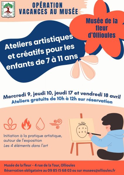 Ateliers artistiques et créatifs au Musée de la Fleur