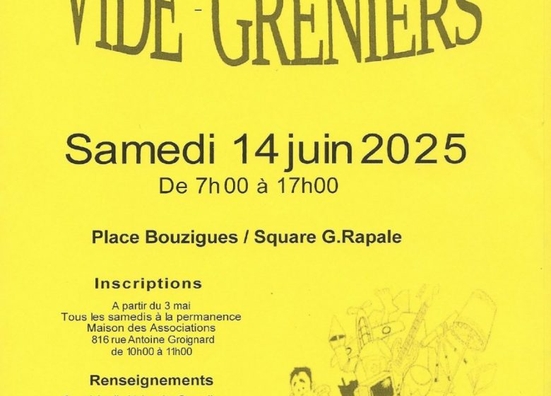 Vide-greniers CIL Notre Dame des 4 Chemins des Routes