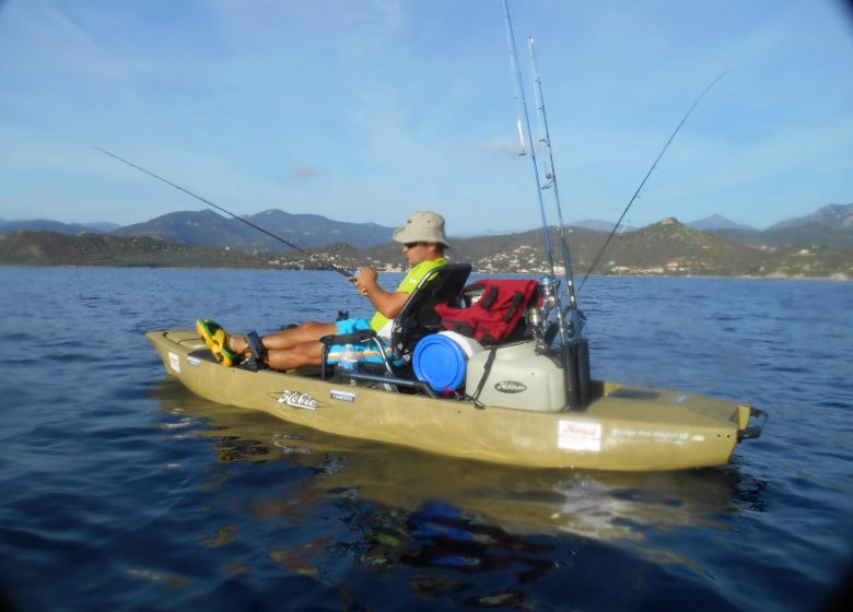 Patrice kayak fishing