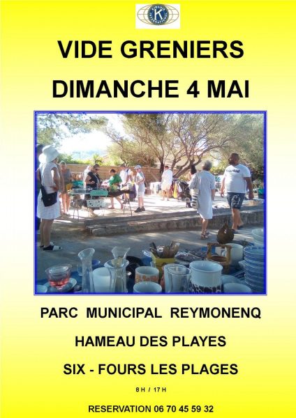 Vide greniers du Kiwanis