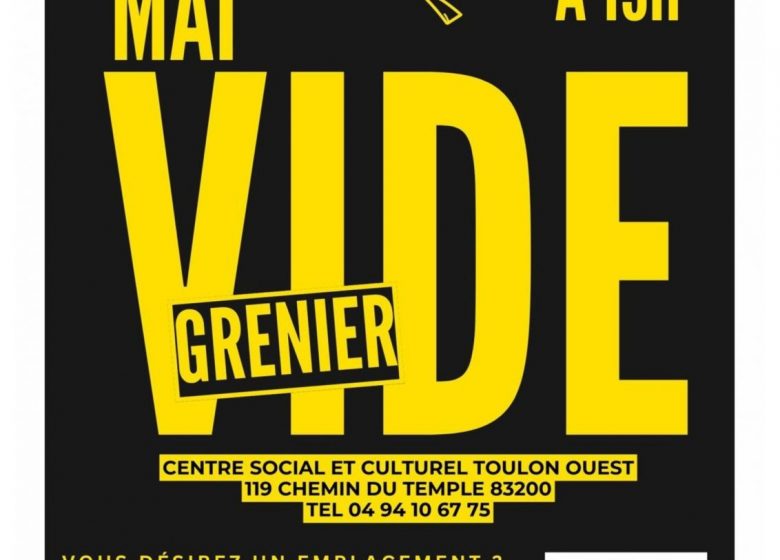Vide-greniers du Centre Social et Culturel Toulon Ouest