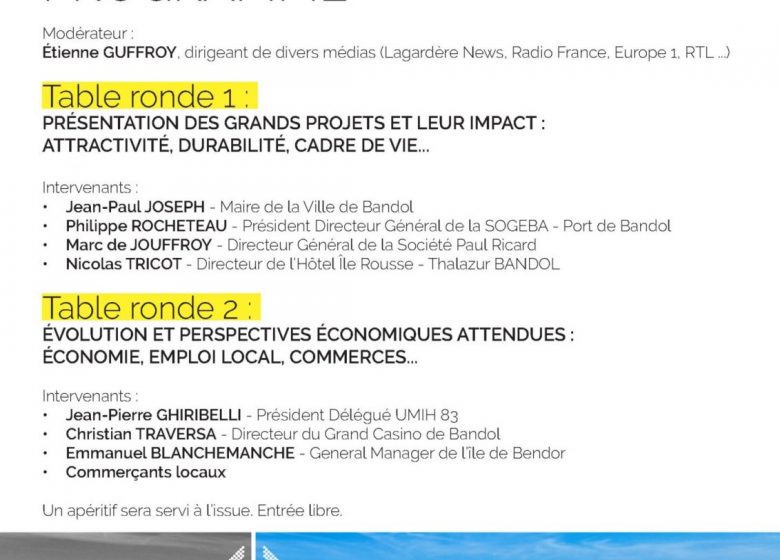 Table ronde « Objectif Bandol »