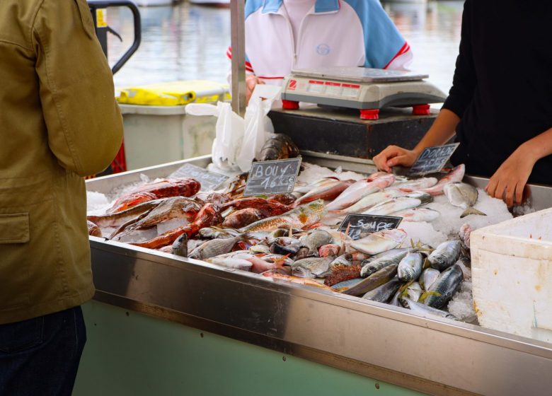 Étals de pêcheurs