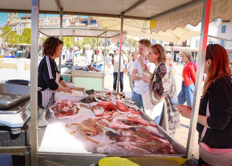 Étals de pêcheurs