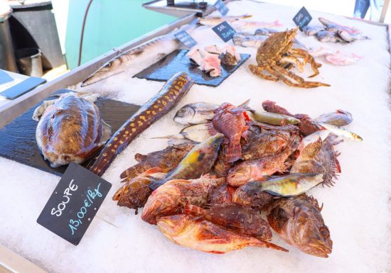 Étals de pêcheurs