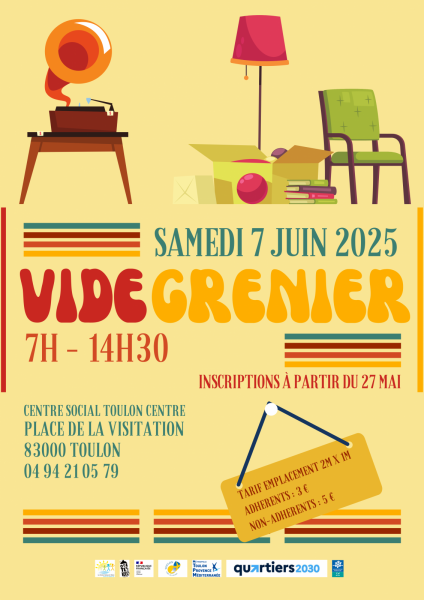 Vide-greniers du Centre social Toulon centre