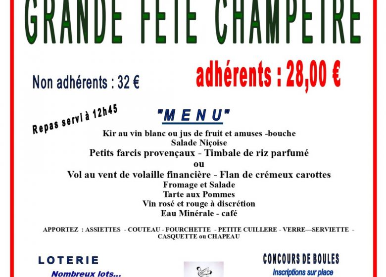 Grande fête champêtre