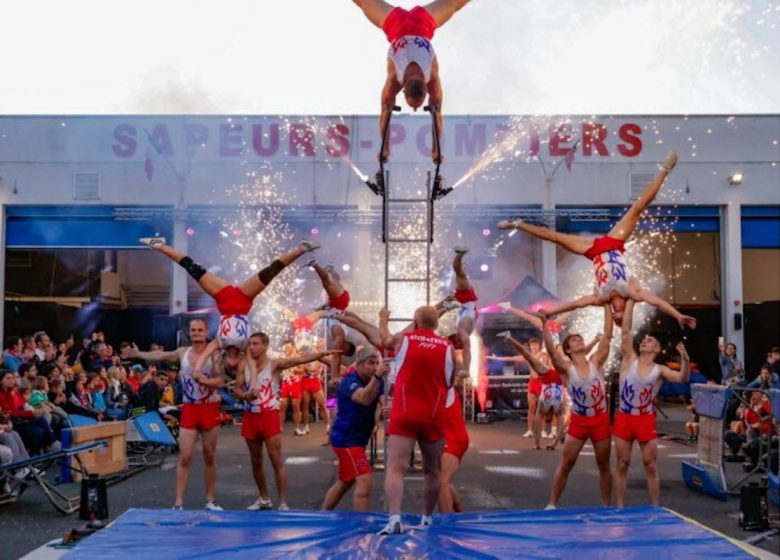 Show d’acrobaties et d’humour