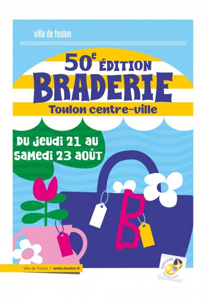 50e Braderie d’été en centre-ville de Toulon