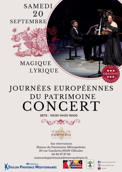 JEP 2025 : Concert par la Compagnie Magique Lyrique
