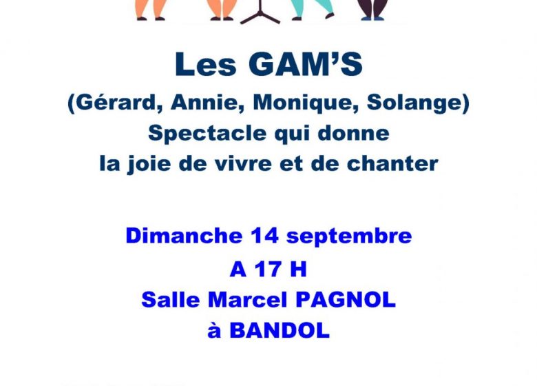 Spectacle de chant « Les Gam’s »