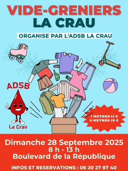 Vide grenier de L’Amicale des donneurs de Sang Bénévoles