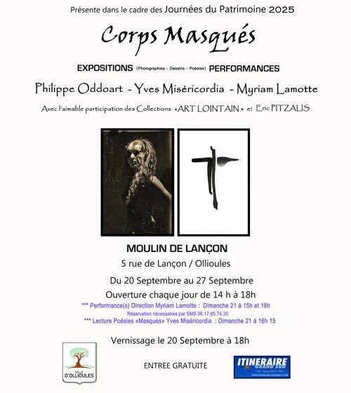 Exposition de photographies « Corps masqués »