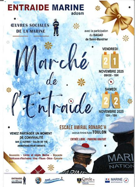 Marché de Noël de L’Entraide Marine – ADOSM