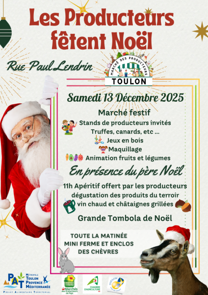Les Producteurs de Toulon fêtent Noël