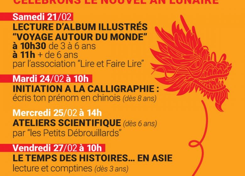 Célébrons le nouvel an lunaire – lecture et comptines