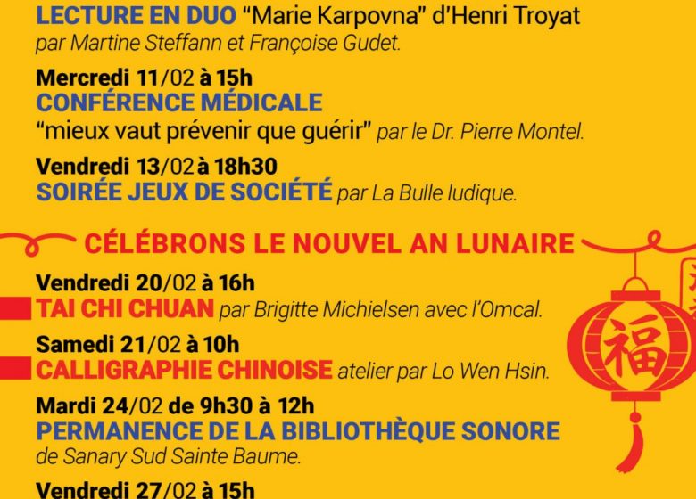 Célébrons le nouvel an lunaire – TAI CHI CHUAN