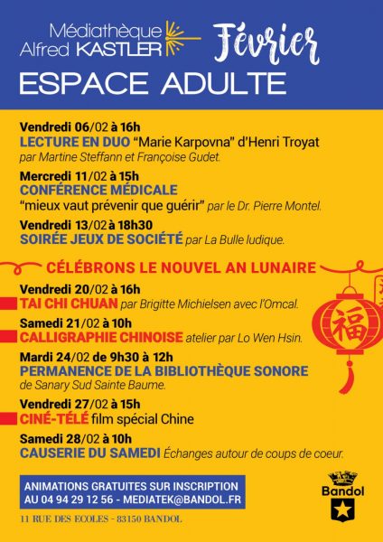 Célébrons le nouvel an lunaire – CINÉ-TÉLÉ