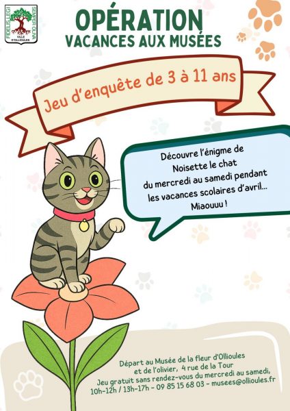 Jeu d&rsquo;enquête – Opération vacances aux Musées d&rsquo;Ollioules