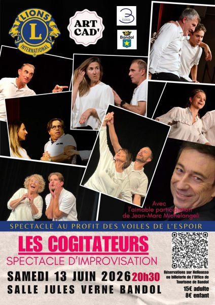Les Cogitateurs – Spectacle d&rsquo;improvisation