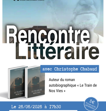 Rencontre littéraire avec Christophe Chabaud